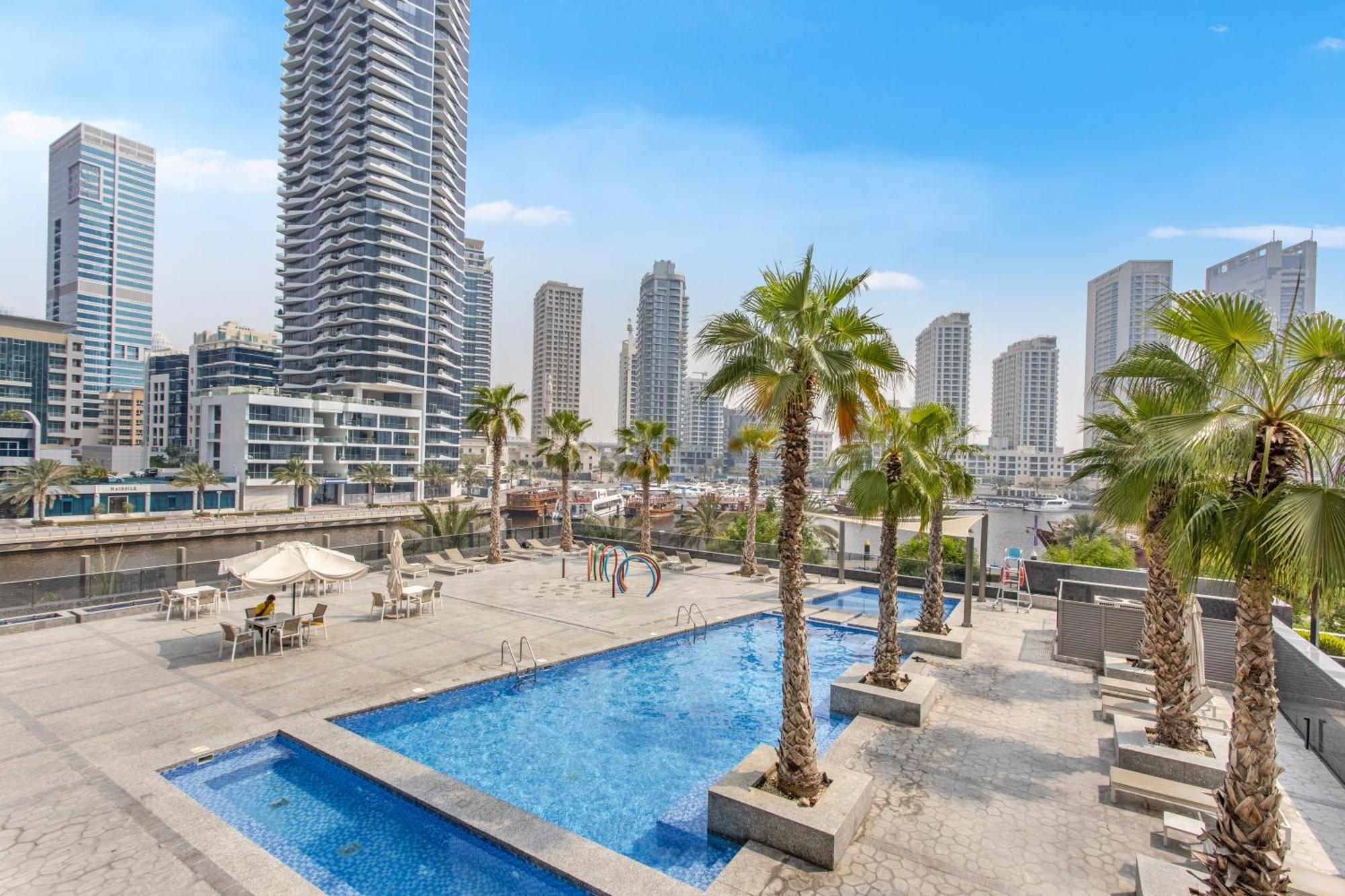 두바이 Icon Casa Living - Sparkle Tower 1 아파트 외부 사진